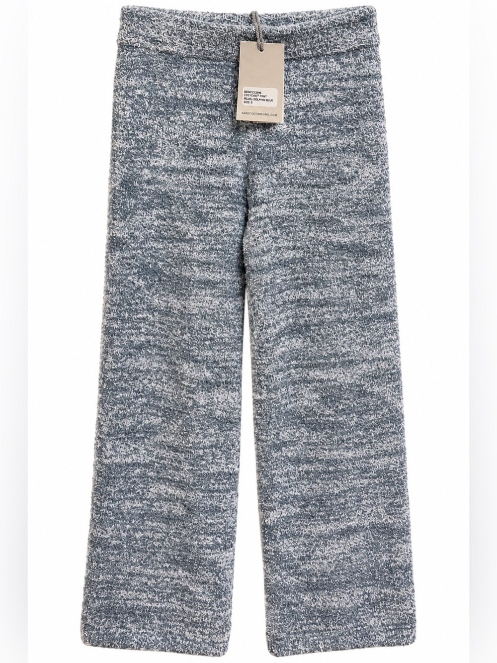 NWT Barefoot Dreams CozyChic Pants Pearl Dolphin Blue S